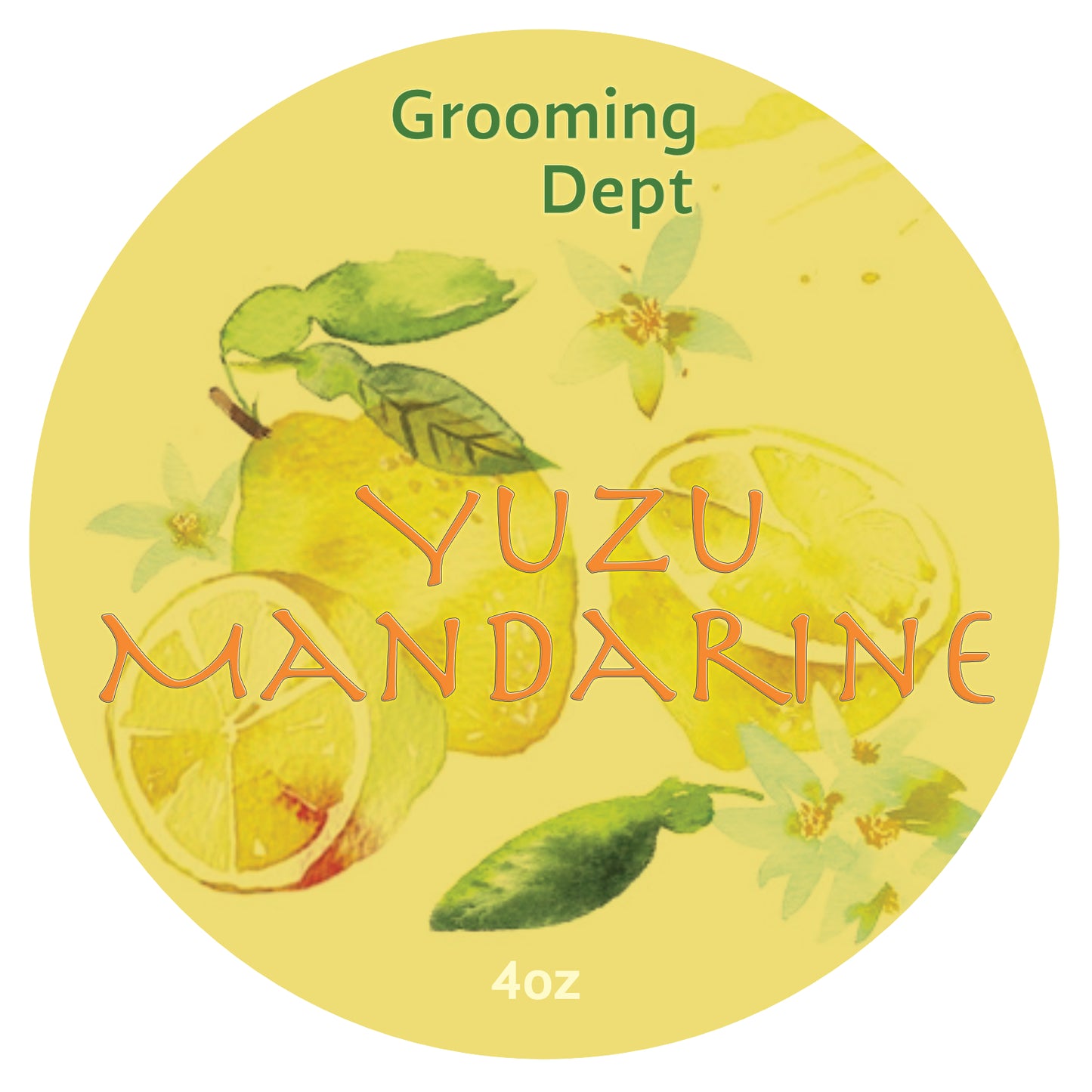 Grooming Dept Yuzu Mandarin - Tallow Shaving Soap
