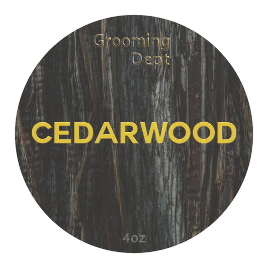 Grooming Dept Cedarwood  - Astute Collection Nai Formula Vegan Shaving Soap