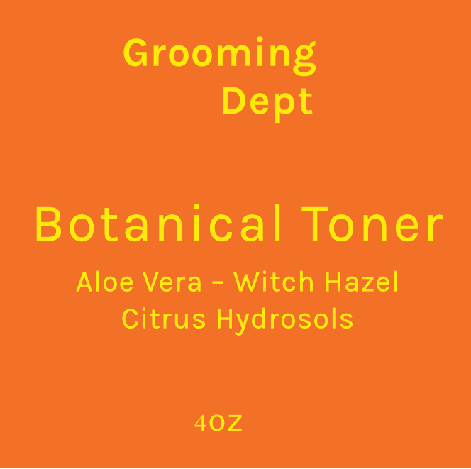 Grooming Dept Citrus Botanical Toner